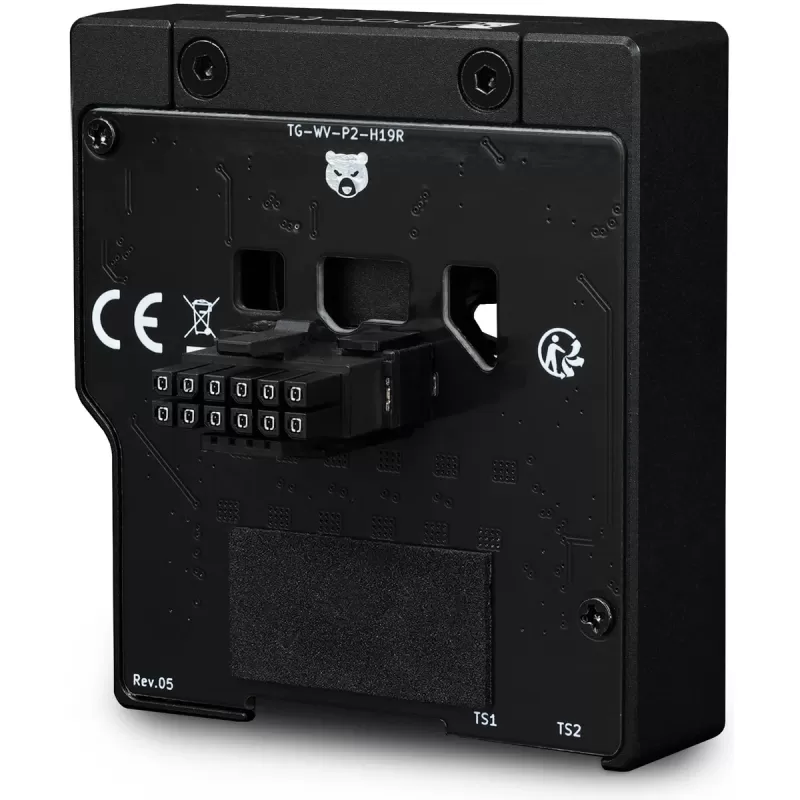 מתאם לכרטיס מסך Thermal Grizzly WireView Pro II GPU 12V-2x6 Reversed Noctua Edition TFT-IPS Display TG-WV-P2-H19R-NF צבע שחור
