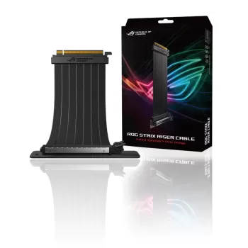 Graphics card extender Asus ROG Strix Riser Cable RS200 ROG STRIX RISER Color:black