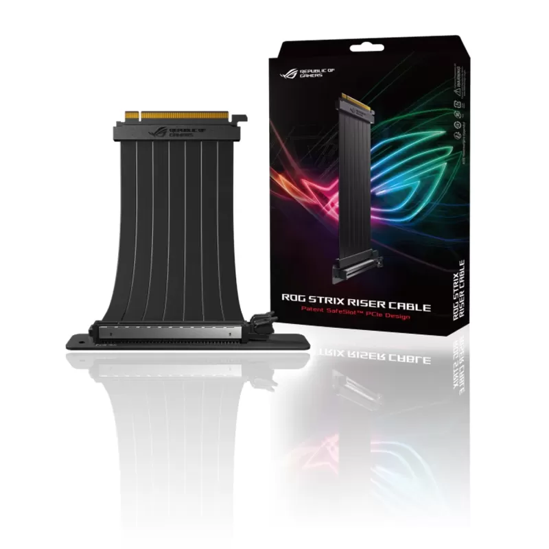 Graphics card extender Asus ROG Strix Riser Cable RS200 ROG STRIX RISER Color:black