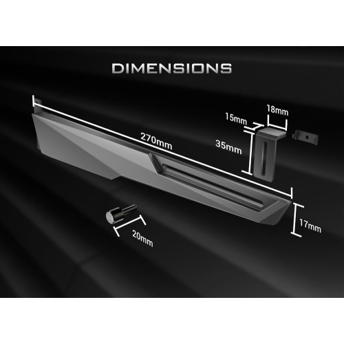 Video card holder Antec GPU Holder Dagger black 0-761345-77724-7