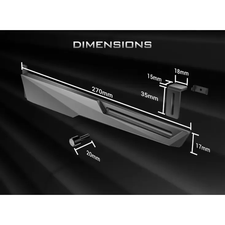 держатель для видеокарты Antec GPU Holder Dagger black 0-761345-77724-7