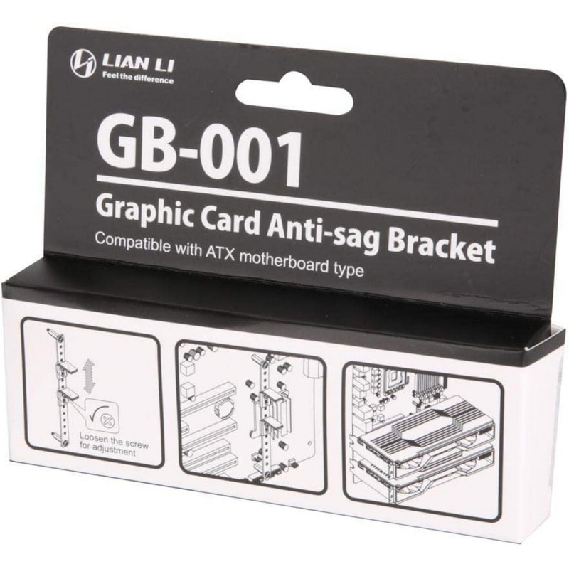 Video card holder Lian-Li GB-001 GB-001X Color:black..