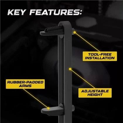 Video card holder Zalman GRAPHICS CARD HOLDER ZM-VS1 Color:black