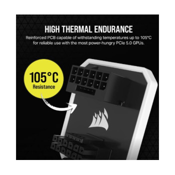 Адаптер Corsair PCIe 5.0 12VHPWR GPU Power Bridge CP-8920335 Цвет:черный