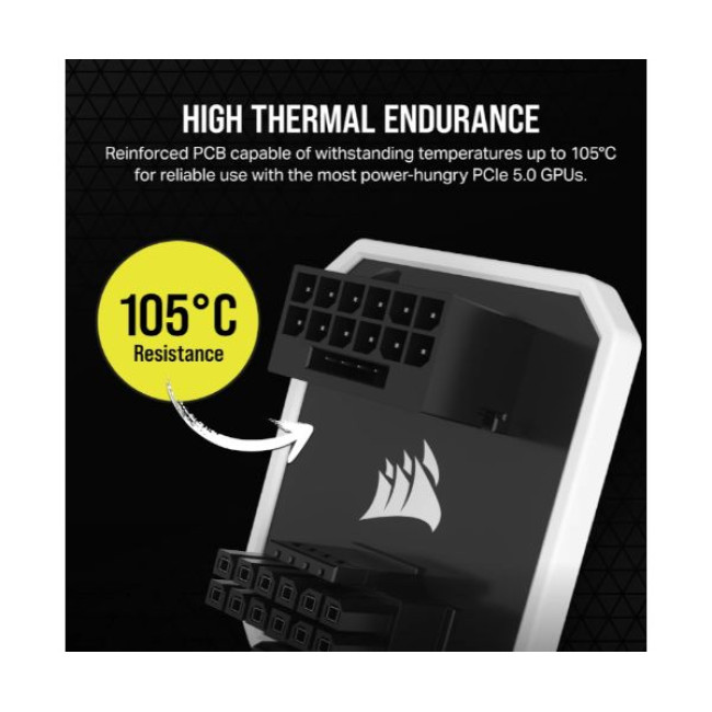 Адаптер Corsair PCIe 5.0 12VHPWR GPU Power Bridge CP-8920335 Цвет:черный