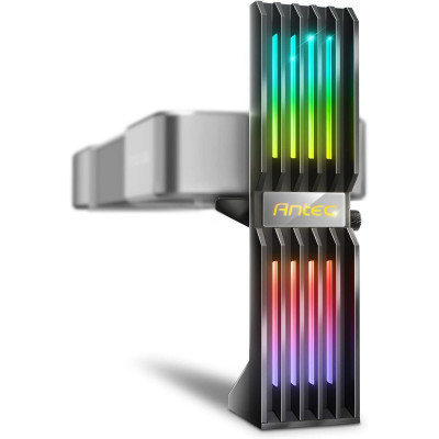 תומך לכרטיס מסך Antec GPU HOLDER ARGB 0-761345-77705-6 צבע שחור