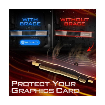 תומך לכרטיס מסך Antec GPU HOLDER ARGB 0-761345-77705-6 צבע שחור