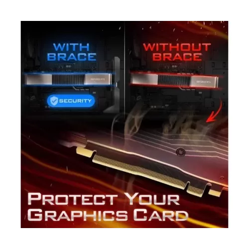 Video card holder Antec GPU HOLDER ARGB 0-761345-77705-6 Color:black