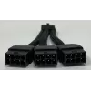מתאם NVIDIA PCIe 12CF1-1PW138-30R 12-pin to 3x PCIe 8-pin 12CF1-1PW138-31R צבע שחור