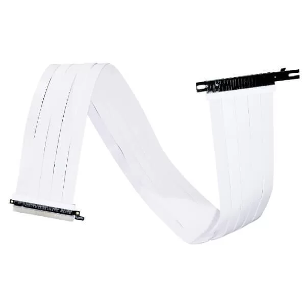LIAN-LI 600mm PCI-E 4.0 X16 Riser Cable לבן PW-PCI-4-60W