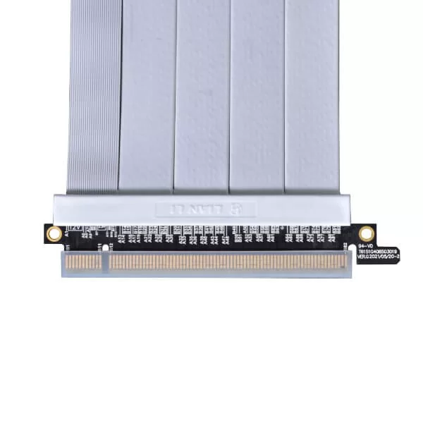 LIAN-LI 600mm PCI-E 4.0 X16 Riser Cable לבן PW-PCI-4-60W