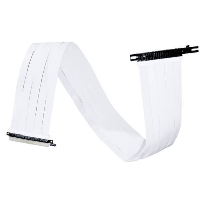 LIAN-LI 600mm PCI-E 4.0 X16 Riser Cable white PW-PCI-4-60W LIAN-LI 600mm PCI-E 4.0 X16 Riser Cable white PW-PCI-4-60W