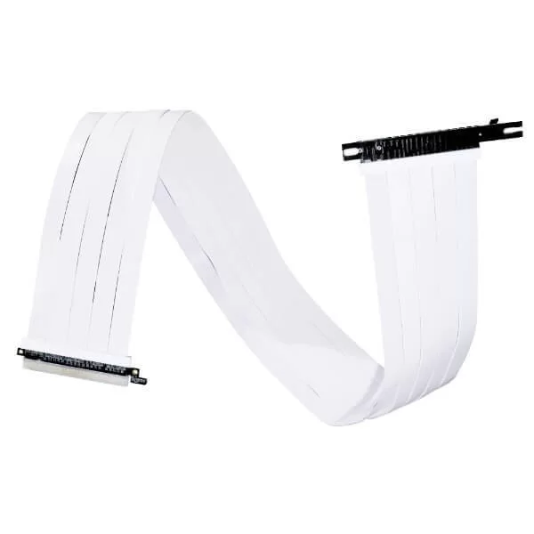 LIAN-LI 600mm PCI-E 4.0 X16 Riser Cable לבן PW-PCI-4-60W