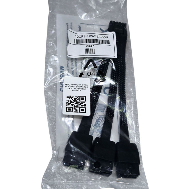 Кабель PCIe 12CF1-1PW138-30R 12-pin to 3x PCIe 8-pin Adapter Cable..