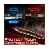 תומך לכרטיס מסך Antec GPU Support Dagger לבן AT-HGPUH-W