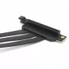 10Gtek PCIE 4.0 x16 30cm Male to Female Riser Cable PCIE-X16-MF-30-15 Цвет:чёрный