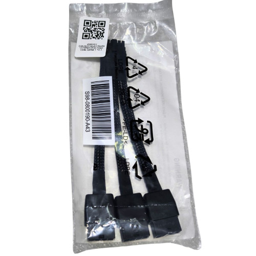 Cable S98-0800190-A43 Nvidia 12VHPWR PCIe Power Cable Splitter 1 TO 3 Cable S98-0800190-A43 Nvidia 12VHPWR PCIe Power Cable Splitter 1 TO 3