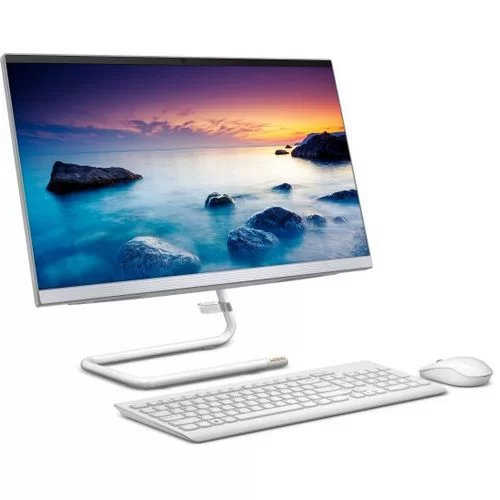 All In One Computers Lenovo IdeaCentre A340-24IWL F0E800KPIV Intel Core i5-10210U 23.8" TOUCH FHD IPS 8GB SSD:512GB Windows 10 Color:white
