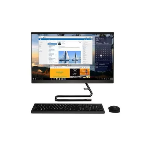 All In One Computers Lenovo IdeaCentre AIO A340-24IWL F0E800HWIV Intel Core i5-10210U 23.8" FHD WVA 8GB HDD:1TB SSD:128GB Windows 10 Color:black