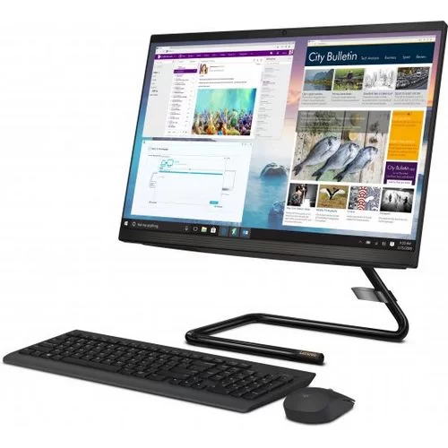 All In One Computers Lenovo IdeaCentre A340-22IWL F0EB00JAIV Intel Core i3-10110U 21.5" FHD IPS 4GB SSD:256GB Color:black