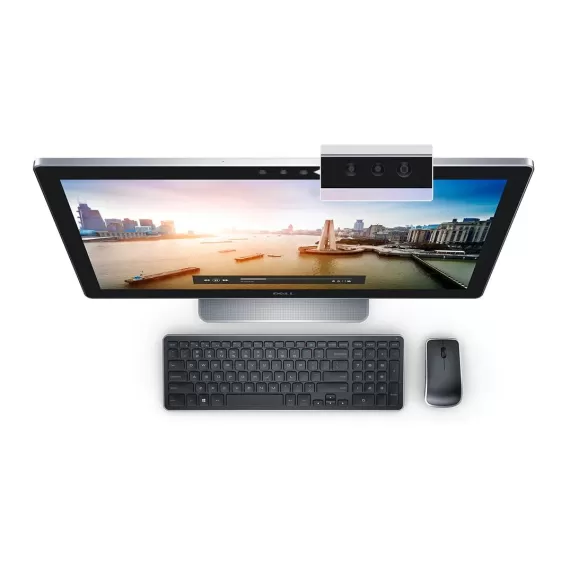 מחשבי All In One Dell Inspiron 7459 Intel Core i7-6700HQ 23.8" TOUCH FHD IPS 16GB 940M HDD:1TB SSD:256GB Windows 10 Pro צבע שחור, כסוף מצב:מחודש