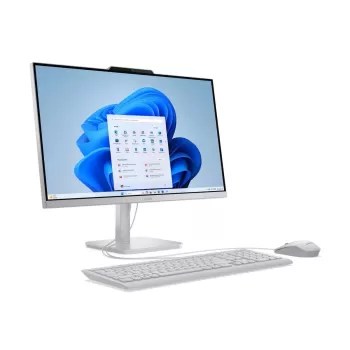 מחשבי All In One Lenovo A100 AIO (F0J6) F0J60016IV Intel N100 23.8" FHD IPS 8GB SSD:256GB צבע אפור ענן
