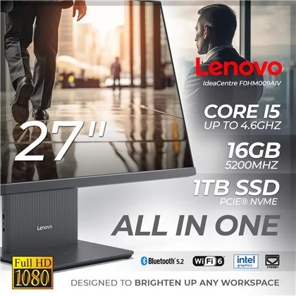 All In One Computers Lenovo AIO 27 Touch i5-13420H 16GB 1TB F0HM009AIV 27" IPS 16GB SSD:1TB All In One Computers Lenovo AIO 27 Touch i5-13420H 16GB 1TB F0HM009AIV 27" IPS 16GB SSD:1TB