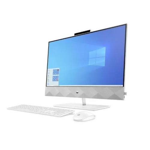מחשבי All In One HP Pavilion 24-k0000nj 14Q25EA Intel Core i5-10400T 23.8" TOUCH FHD IPS 8GB MX350 SSD:512GB Windows 10 צבע לבן