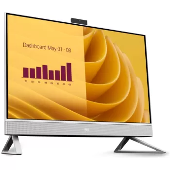 מחשב All In One Dell 27 All-in-One EC27250 EC27250-7876 27" WVA 32GB SSD:1TB Windows 11 Pro צבע לבן