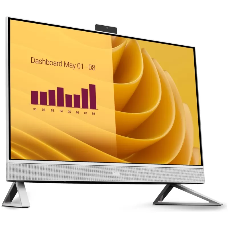 מחשב All In One Dell 27 All-in-One EC27250 EC27250-7876 27" WVA 32GB SSD:1TB Windows 11 Pro צבע לבן