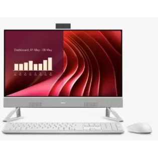 מחשבי All In One Dell 24 All-in-One EC24250 לבן IN-RD33-16365 Intel Core i5-1334U 23.8" FHD Anti-Glare 16GB SSD:512GB Windows 11 Pro