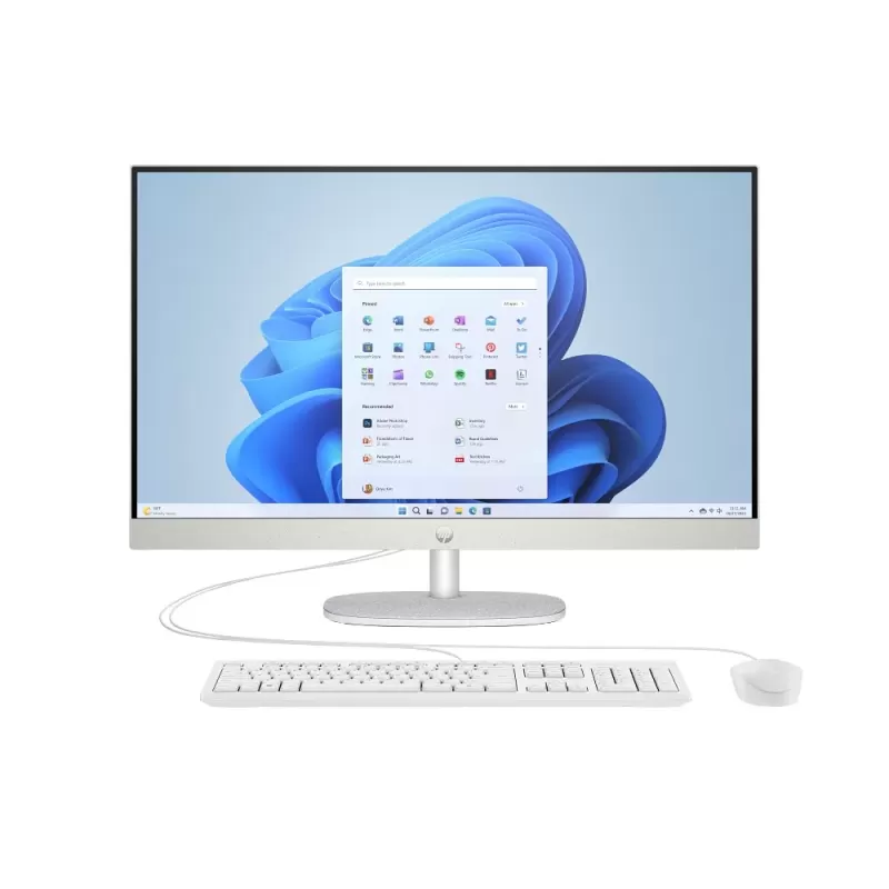 All In One PC HP AIO 27 white A13XZEA 27" 16GB SSD:512GB
