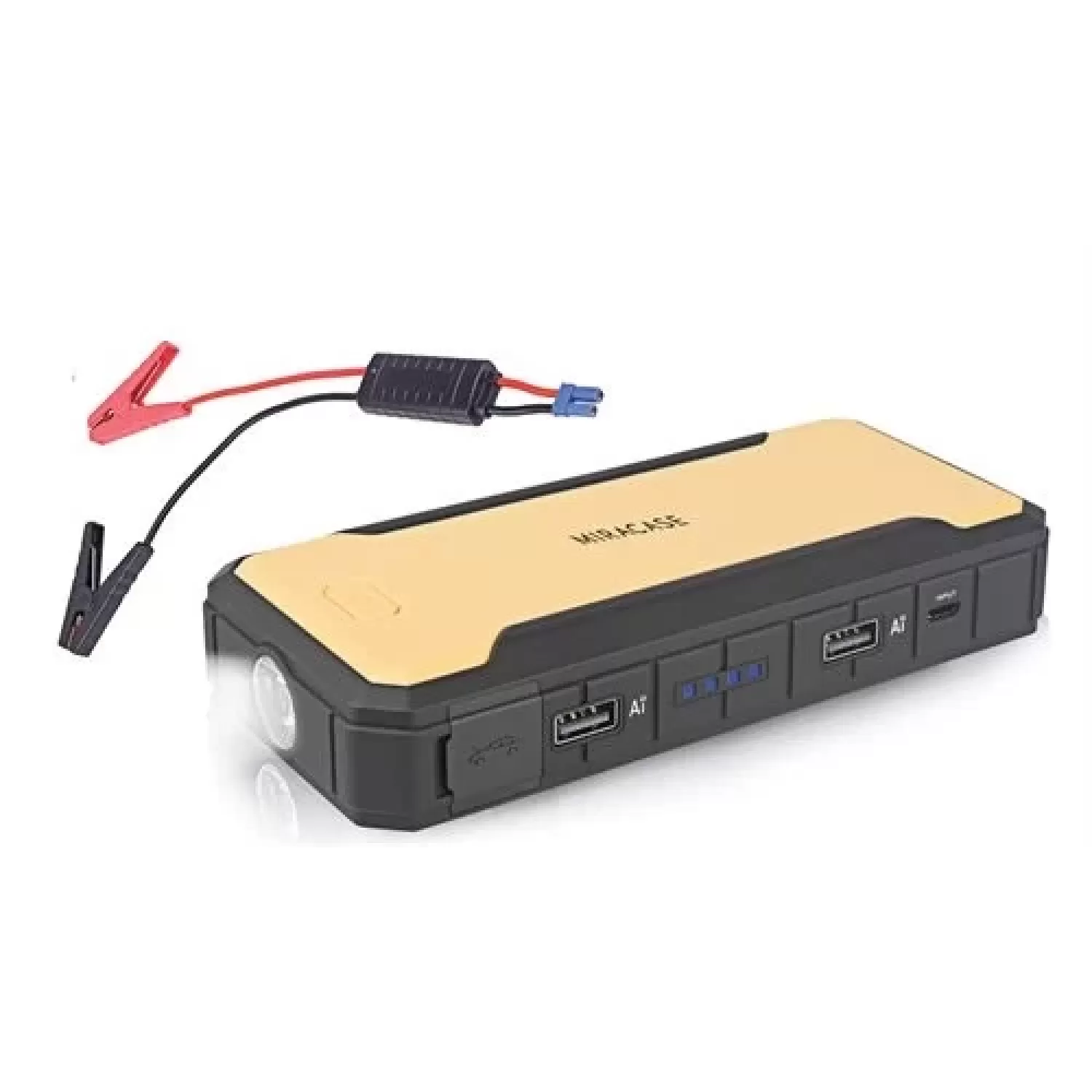 Переносная аварийная батарея для запуска автомобиля Miracase MJSN12000 12000mAh Цвет:чёрный, жёлтый