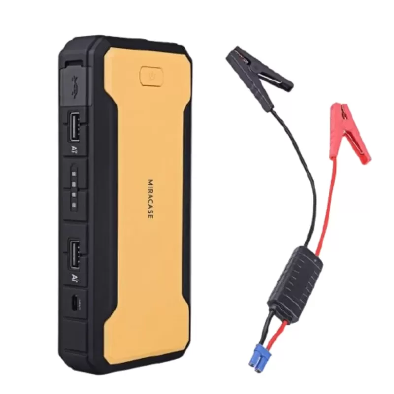 Переносная аварийная батарея для запуска автомобиля Miracase MJSN12000 12000mAh Цвет:чёрный, жёлтый