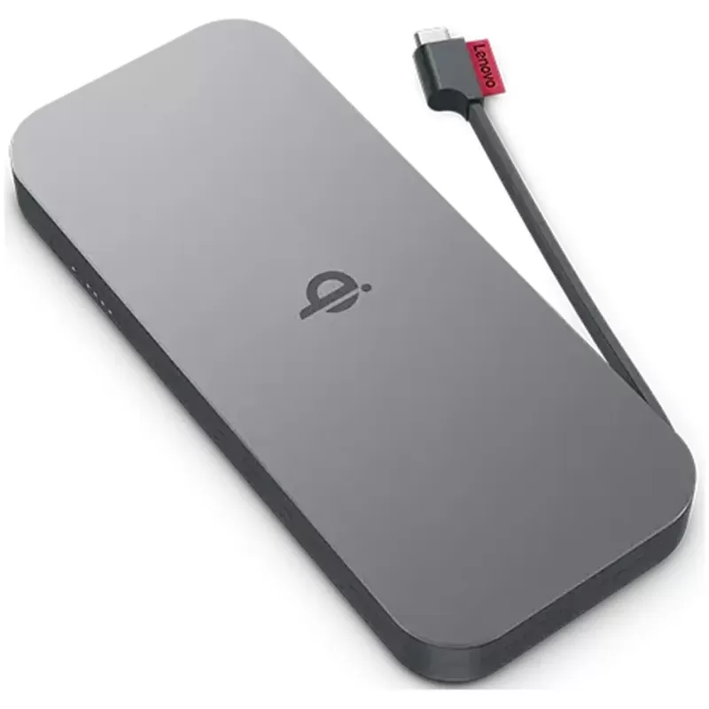 Зарядное устройство Lenovo Go Wireless Mobile Power Bank 10000mAh gray G0A3LG1WWW