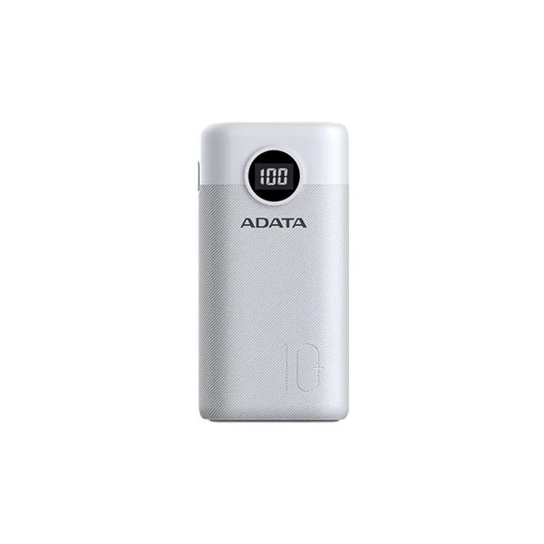 Portable charger Adata P10000QCD white AP10000QCD-DGT-CWH