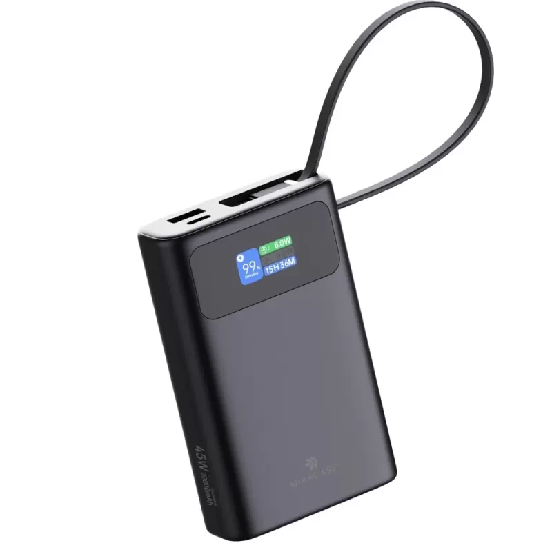 Portable charger Miracase MPB20C45W - 45W MPB20C45W Portable charger Miracase MPB20C45W - 45W MPB20C45W
