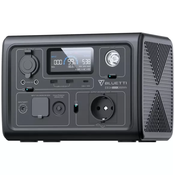 Портативная электростанция BLUETTI EB3A 600W 268Wh EB3A Цвет:серый