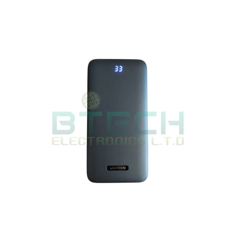 מטען נייד UGREEN סוללת גיבוי 10000mAh USB A + USB C Power Bank שחור Ugreen 1Y PB198 מטען נייד UGREEN סוללת גיבוי 10000mAh USB A + USB C Power Bank שחור Ugreen 1Y PB198