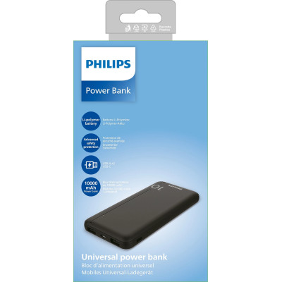 Портативное зарядное устройство Philips DLP1810CB/00 10000mAh DLP1810CB/00.. Портативное зарядное устройство Philips DLP1810CB/00 10000mAh DLP1810CB/00..