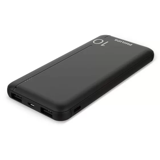 מטען נייד Philips DLP1810CB/00 10000mAh DLP1810CB/00 10000mAh צבע שחור