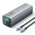 מטען נייד Vention 27000mAh 140W PD 3.1 FHVH0 27000mAh צבע אפור