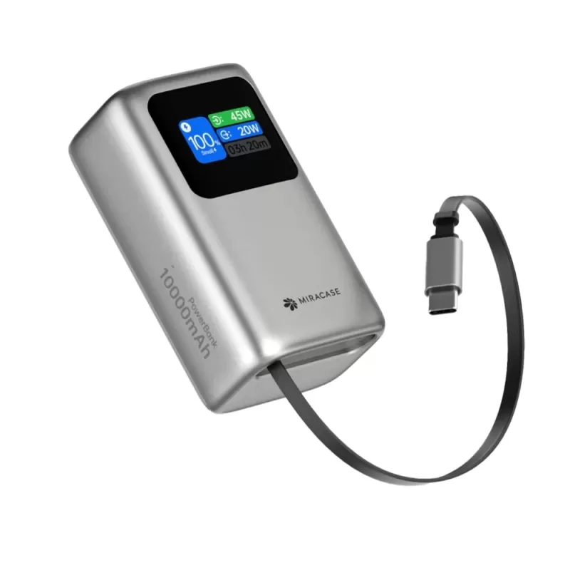 מטען נייד Miracase MPB10PD45WRC 10,000mAh מטען נייד Miracase MPB10PD45WRC 10,000mAh
