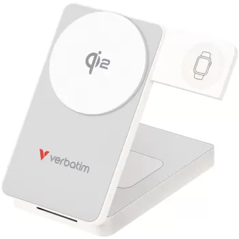 מטען נייד Verbatim Charge 'n' Go Qi2 Power Bank 10000mAh 32296