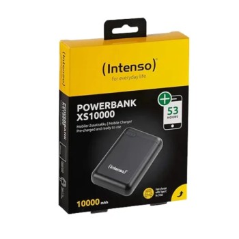 Портативное зарядное устройство Аккумулятор для резервного питания Intenso PowerBank XS10000 USB-A/USB-C 1Year XS10000 Цвет:чёрный