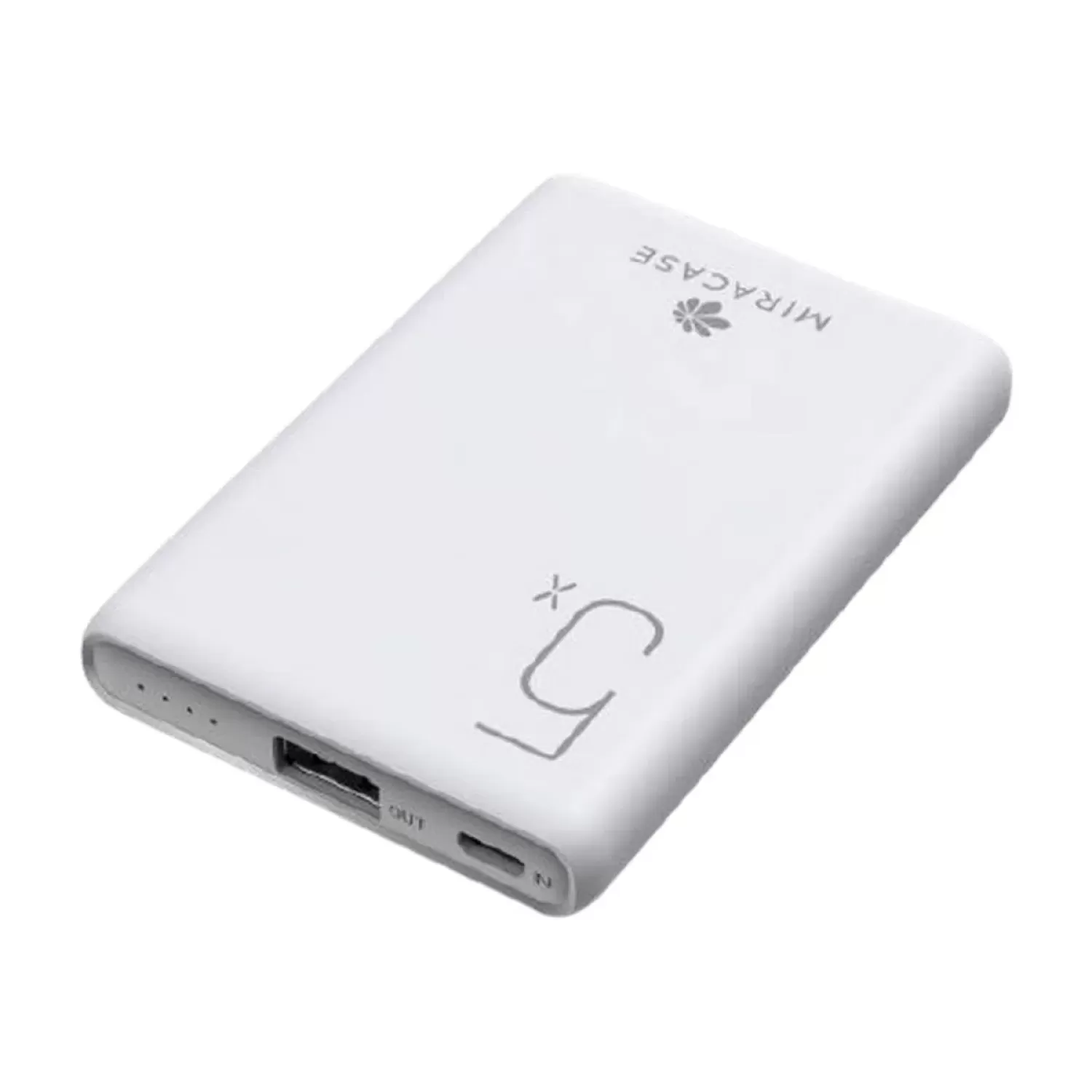 Portable charger Miracase MPBM5000 white 7290111743269 5000mAh