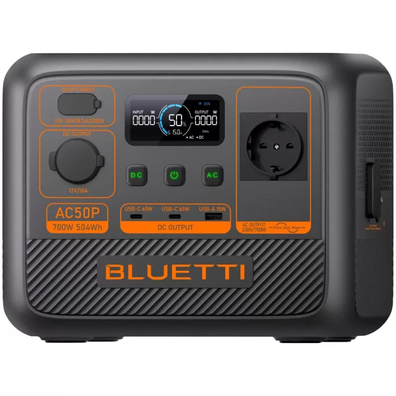 Портативная электростанция BLUETTI AC50P 700W 504Wh AC50P Цвет:серый