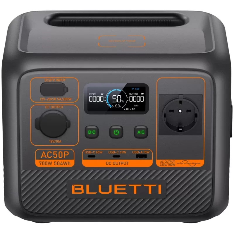 Портативная электростанция BLUETTI AC50P 700W 504Wh AC50P Цвет:серый