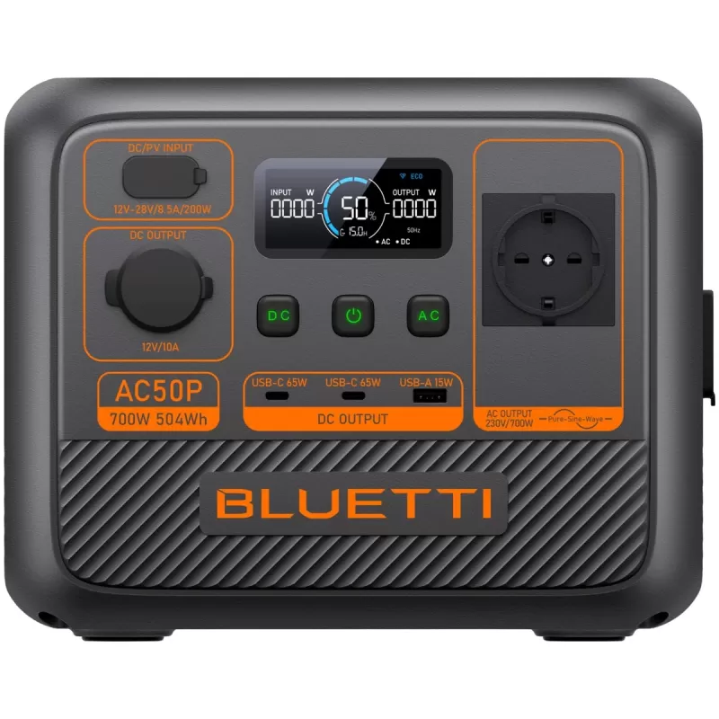 Портативная электростанция BLUETTI AC50P 700W 504Wh AC50P Цвет:серый
