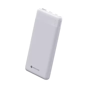 Portable charger Miracase MPB10000NTM MPB10000NTM White 5V 10000mAh Color:white